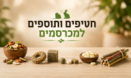 חטיפים ותוספים למכרסמים