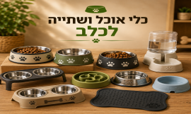 כלי אוכל ושתייה לכלב