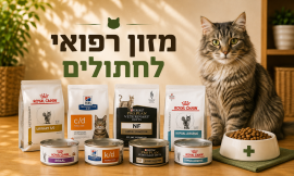 מזון רפואי לחתולים