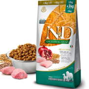 נטורל אנד דלישס בוגר עוף ורימון 12 ק”ג +3 ק”ג מתנה- N&D Chicken Adult