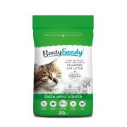 חול מתגבש לחתולים בינטי סנדי עם ריח תפוח ירוק 20 ליטר